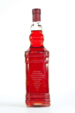 red wine bottle の写真素材