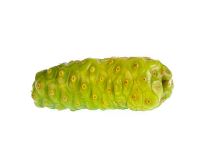 Noni fruits on white isolated background 