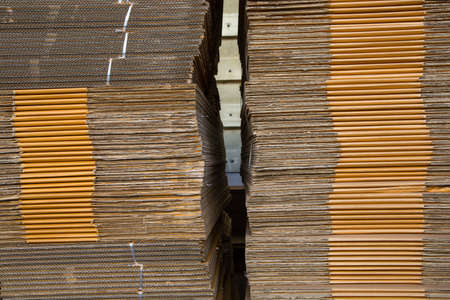 Stack of industrial paper の写真素材