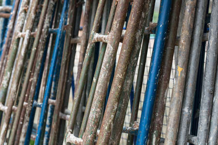 scaffolding pipesの写真素材