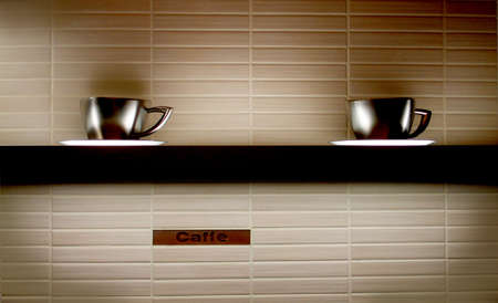 Coffee cupsの写真素材