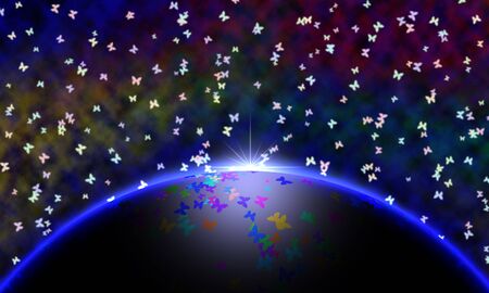 World of butterfliesの写真素材