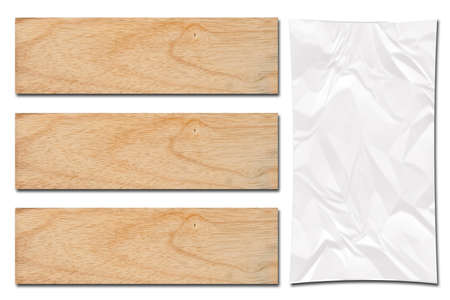 Wood and paperの写真素材