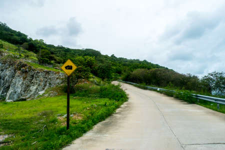 Up hill road の写真素材