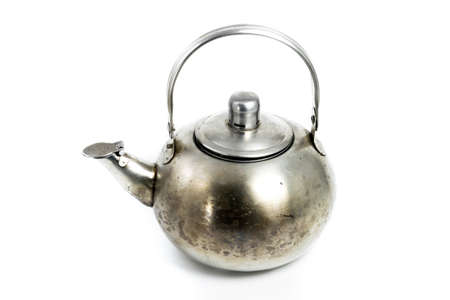 Steel kettleの写真素材