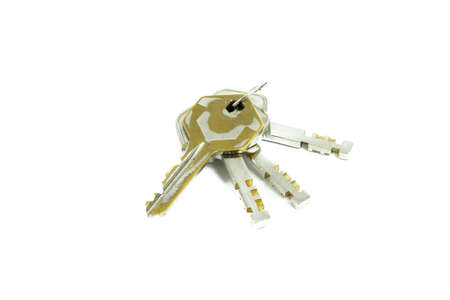 Keys on white
