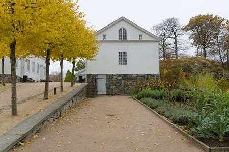one of the old house att Gunnebo Castle in Molndalのeditorial素材