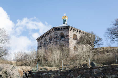 one old castle in gothenburg city made of stoneのeditorial素材