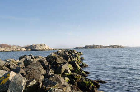 one sunny afternoon at salthomen a place on the swedish westcoastの写真素材