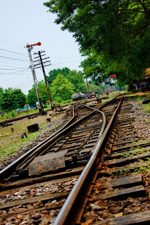 rail landscapeの写真素材