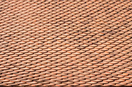 old roof clay tiles background