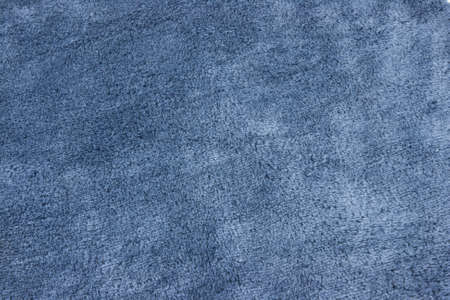 blanket textile  background, wool, haircloth, with blue colorの写真素材
