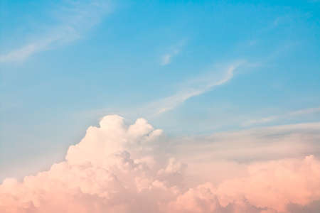cumulonimbus cloud and blue skyの写真素材