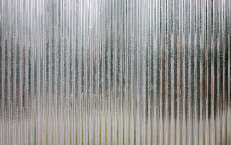 abstract background, galvanized metal sheet waveの写真素材