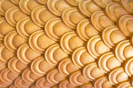 decoration of golden dragon scales, abstract background