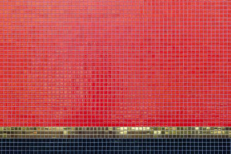 red gold dark blue color old mosaic tiles, abstract background