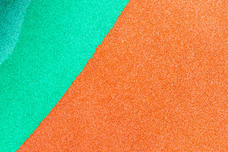 orange rubber playground, children activity abstract background