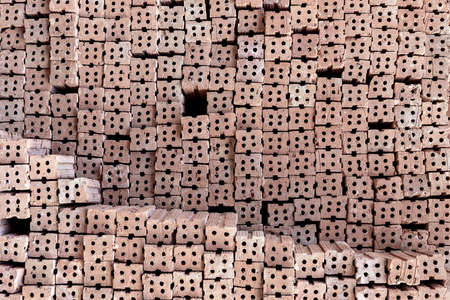 vintage bricks background, abstract , industrial construction conceptの写真素材
