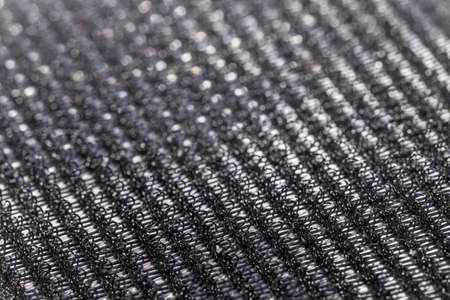 Macro shot of black velcro for a background, selective focusの写真素材