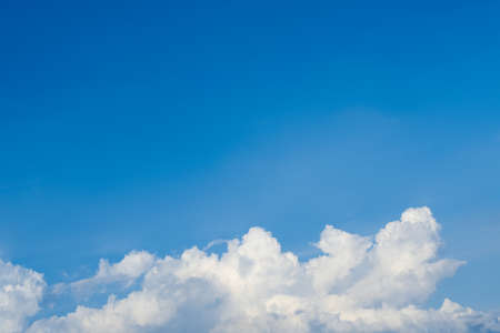 Cumulonimbus cloud with blue sky backgroundの写真素材