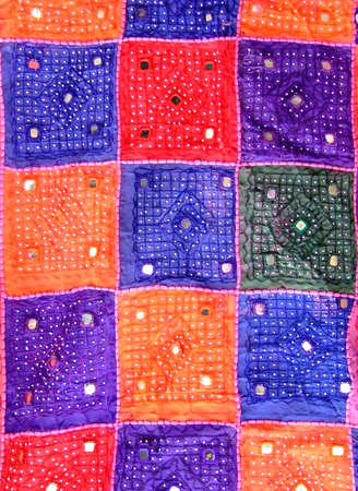 Detail of an Indian motive on a cloth