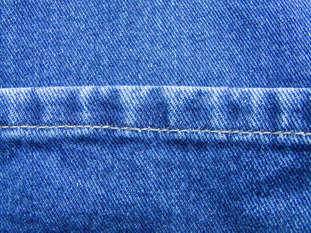 Blue jeans texture with line