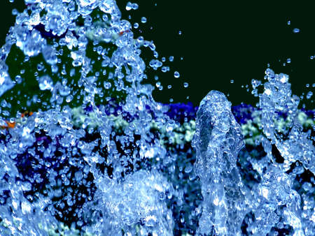 Water splash momentの写真素材