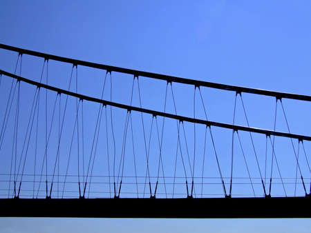 Bosporus Bridge connecting two continentsの写真素材