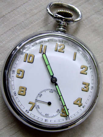 Precision retro pocket analogue chronograph stopwatch