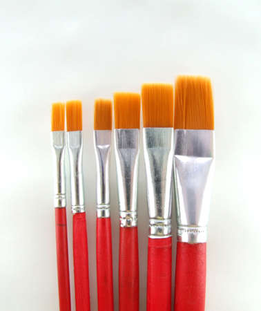 Paint brush set of six different sizes