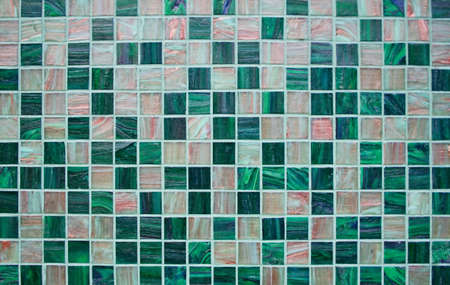 Artistic geometric green cubes background with greedの写真素材