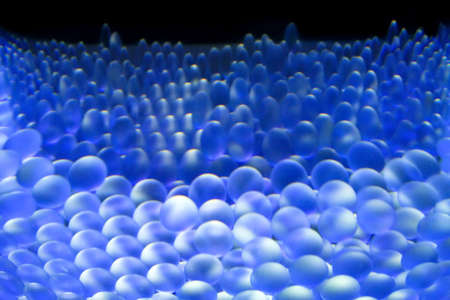 Abstract background with lot of blue eggs の写真素材