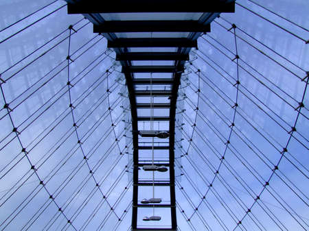 Big and light glass structure in elliptical shape