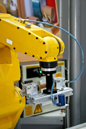 Robotic hand designed for complex industry operations の写真素材