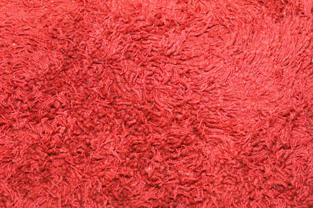 Bushy rug made from natural merino wool の写真素材