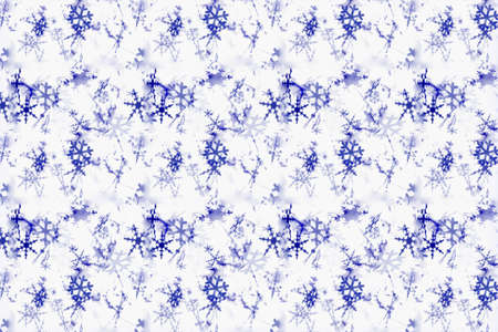 Abstract winter scene with lot of snowflakesの写真素材