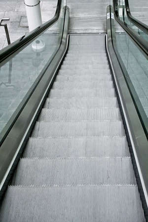 Shot of automatic escalator from above viewの写真素材