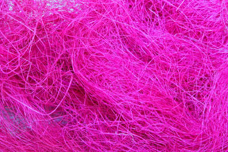 Abstract background made from bunch of pink fiberの写真素材