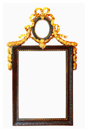 Golden coronal frameの写真素材