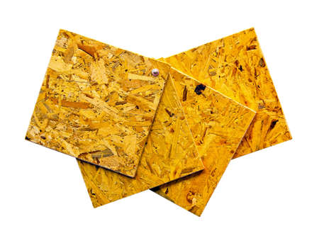 Several recycled plywood