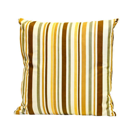Stripe decoration pillow isolated の写真素材