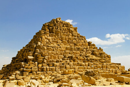 Queen Hetepheres tomb near pyramids in Giza 