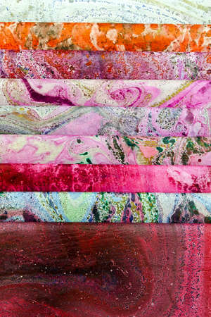 Several different art and craft paper backgrounds の写真素材