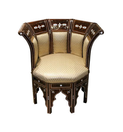 Traditional Arabic chair の写真素材