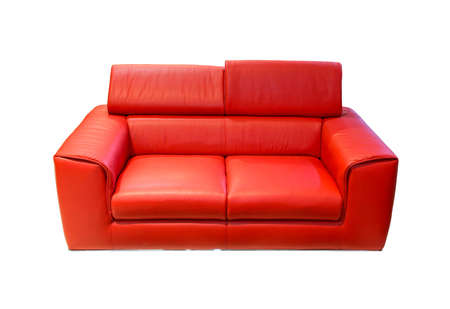 Modern red sofa の写真素材