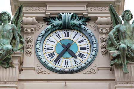 Wall clock at Casino Monte Carlo building