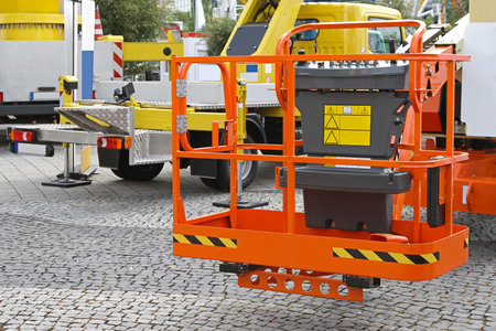Aerial work elevating platform access to height areas
