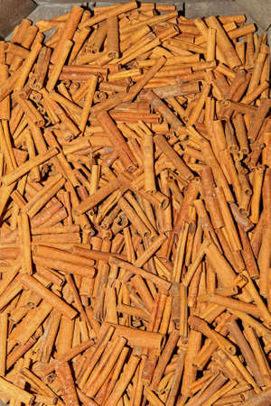 Cinnamon sticks for fragrant Christmas decorations