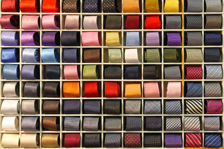 Big selection of classic silk neck ties