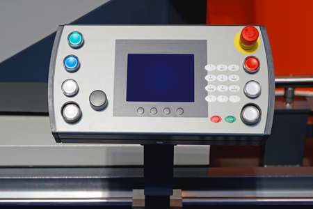 Machine Control Panel With Display And Keypadの写真素材